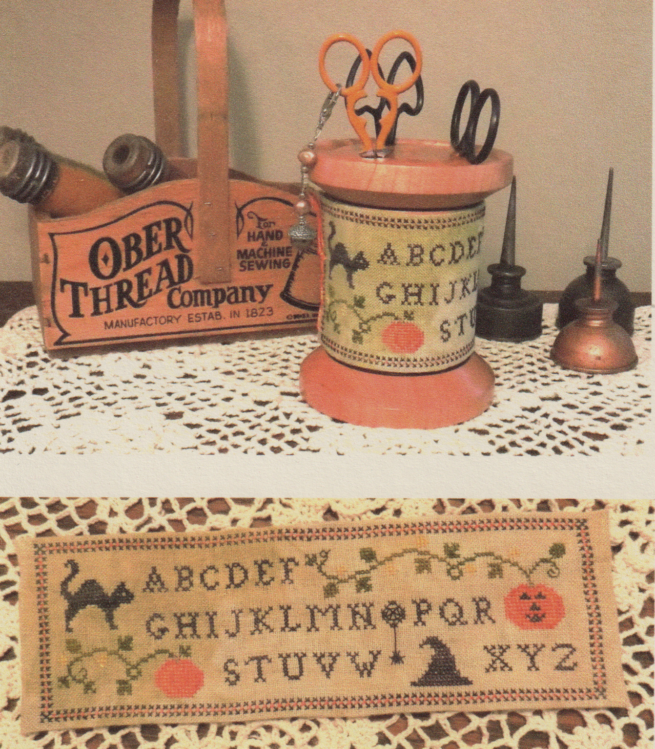 Halloween Spool - Cross Stitch Pattern