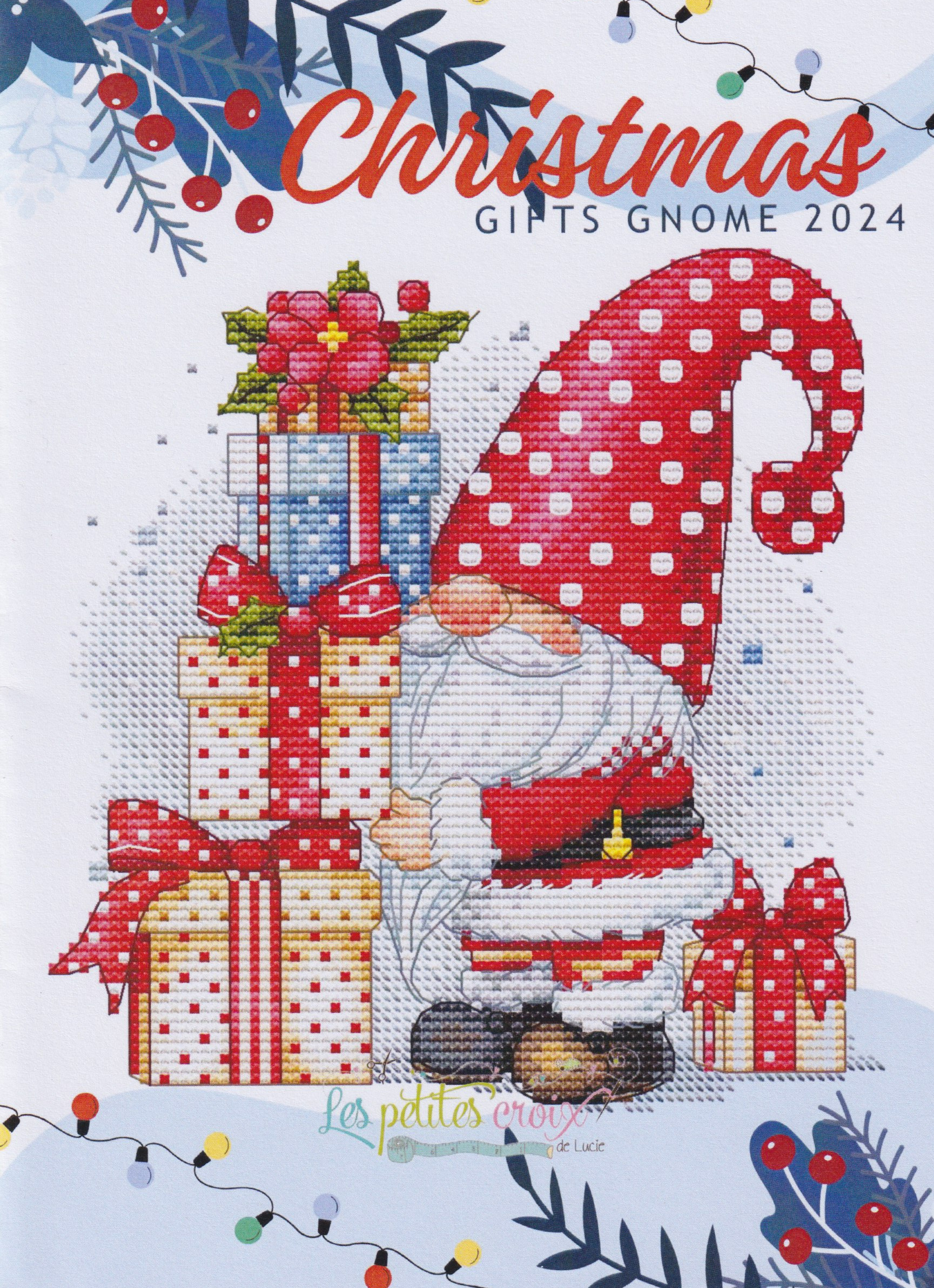 Christmas Gifts Gnome 2024  - Cross Stitch Pattern