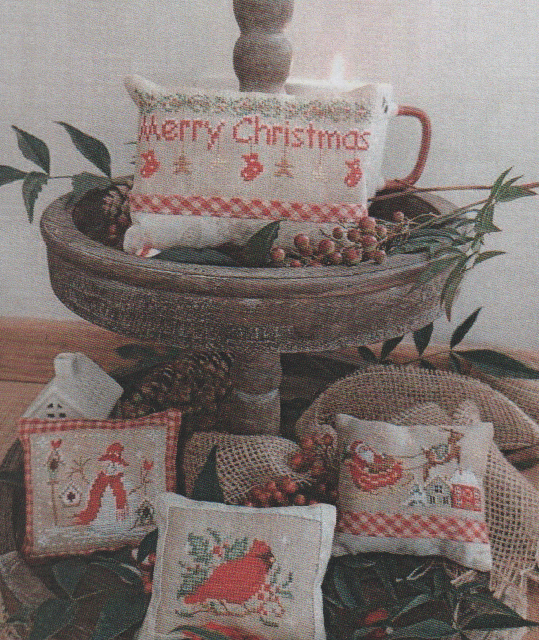 Merry Christmas Set Cuscinetti - Cross Stitch Pattern