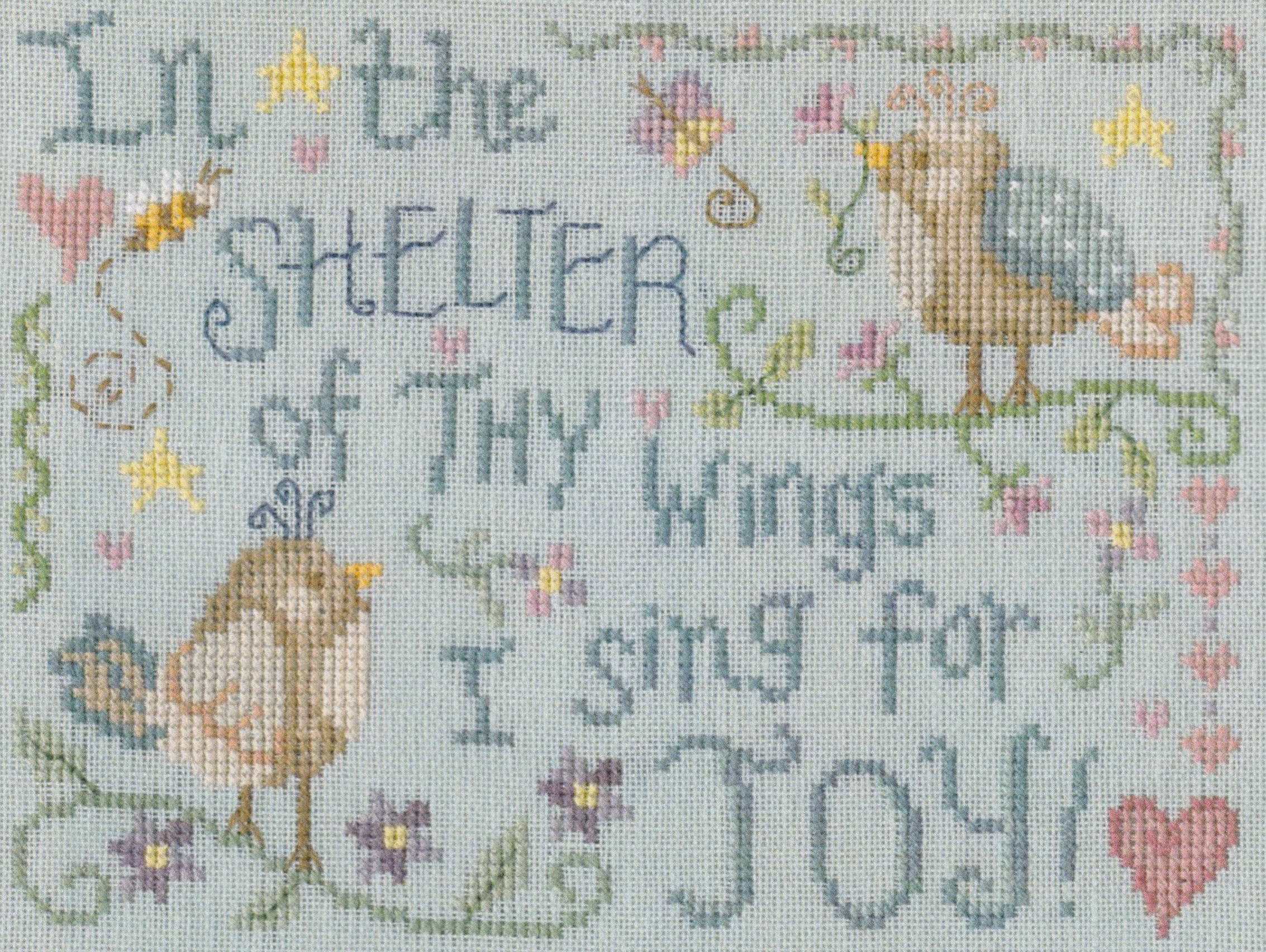 Shelter Of Thy Wings - Cross Stitch Pattern