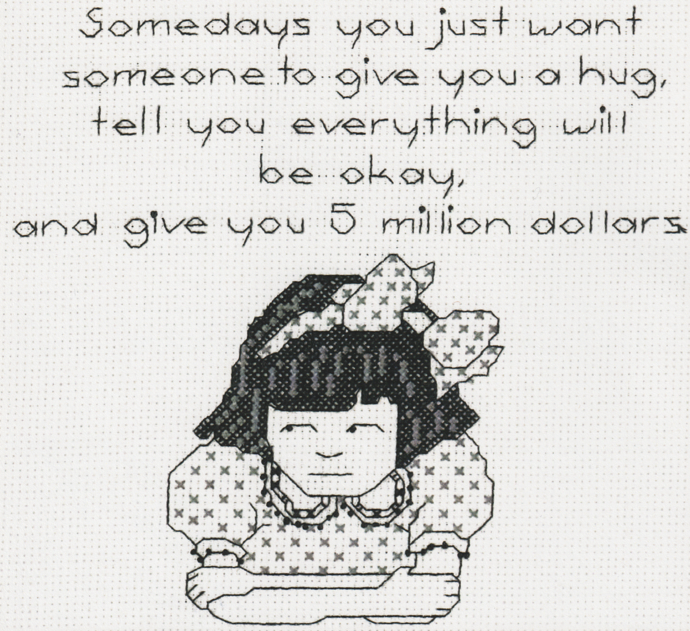 Five Million Dollars - Cross Stitch Pattern