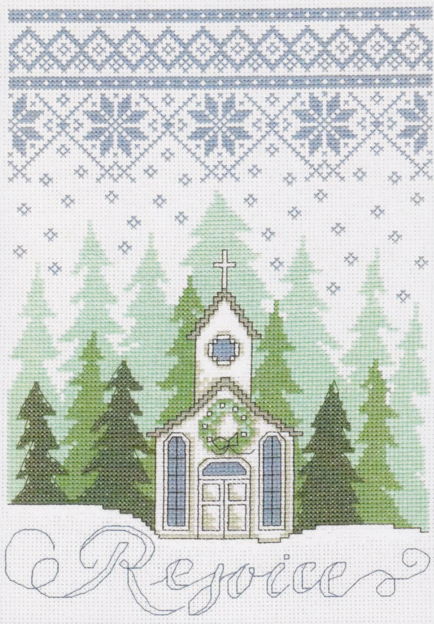 Rejoice - Christmas Cross Stitch Pattern