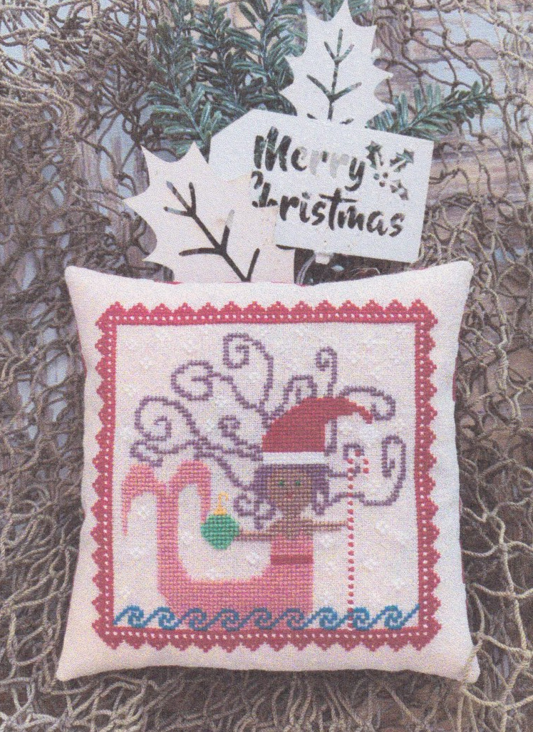 Merry Mermaid - Christmas Cross Stitch Pattern