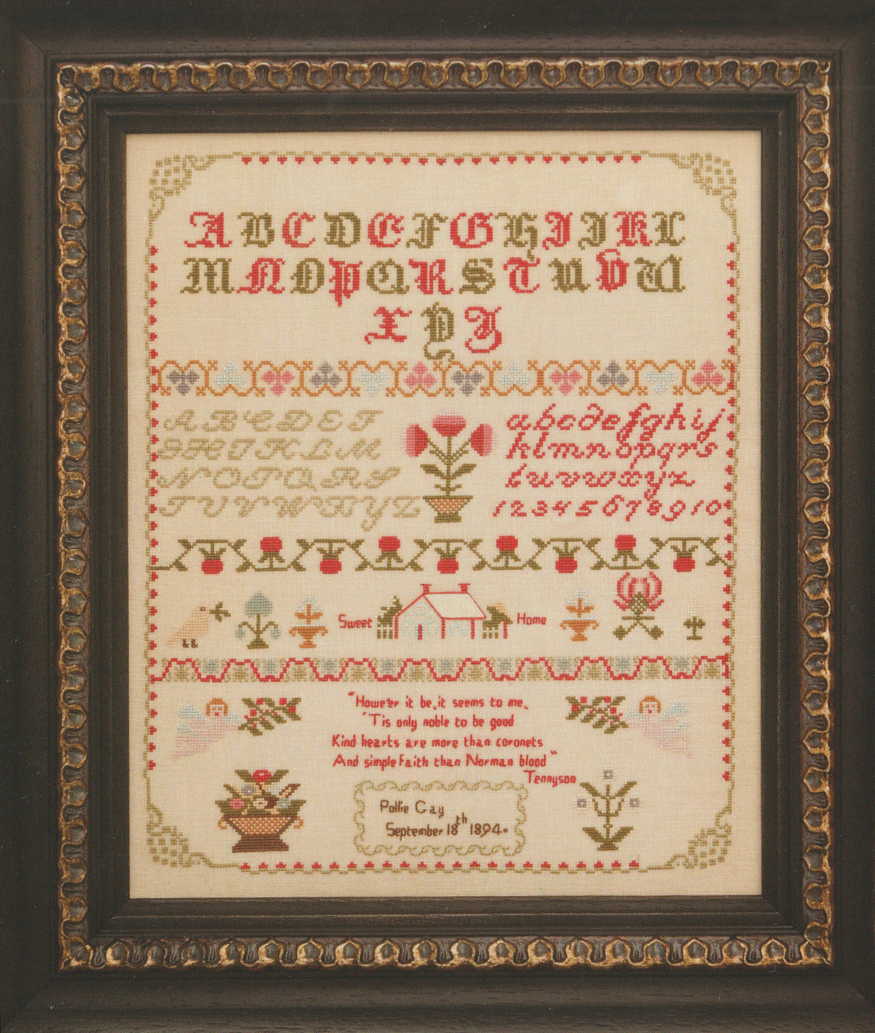 Pollie Gay 1894 - Cross Stitch Pattern