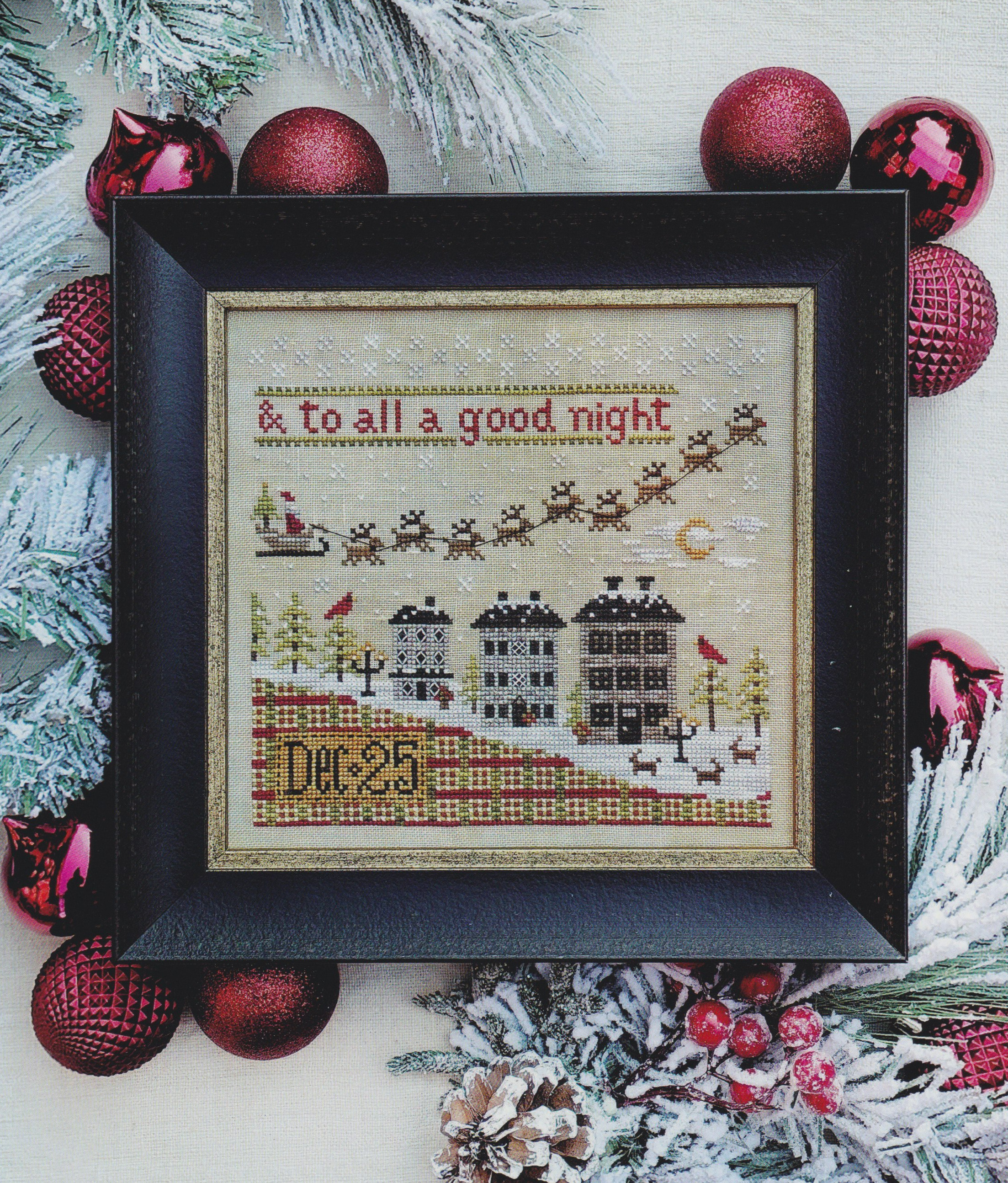 To All A Good Night - Christmas Cross Stitch Pattern