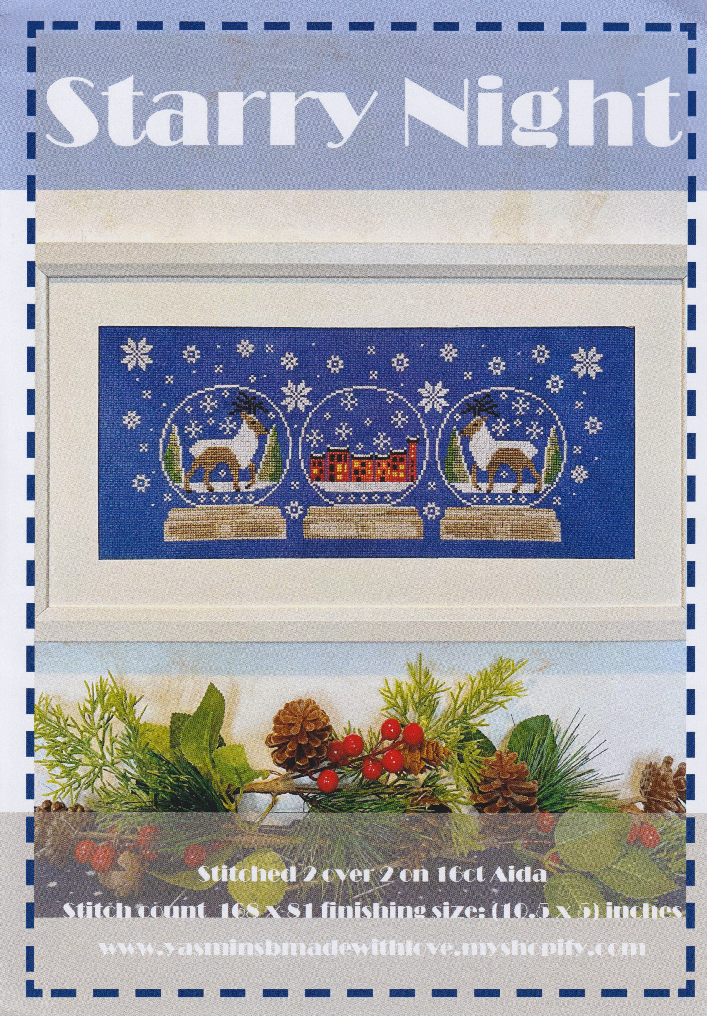 Starry Night - Christmas Cross Stitch Pattern
