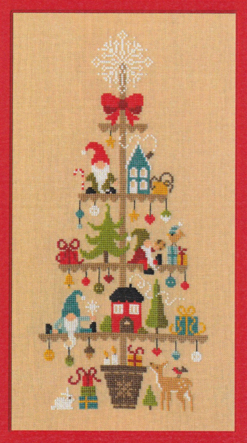 Le Sapin De Noel Des Gnomes - Christmas Cross Stitch 