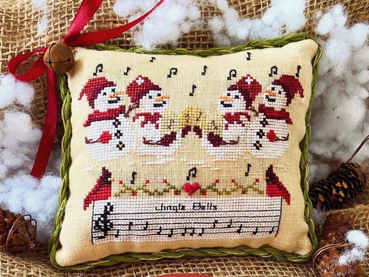 Jingle Bells - Christmas Cross Stitch Pattern