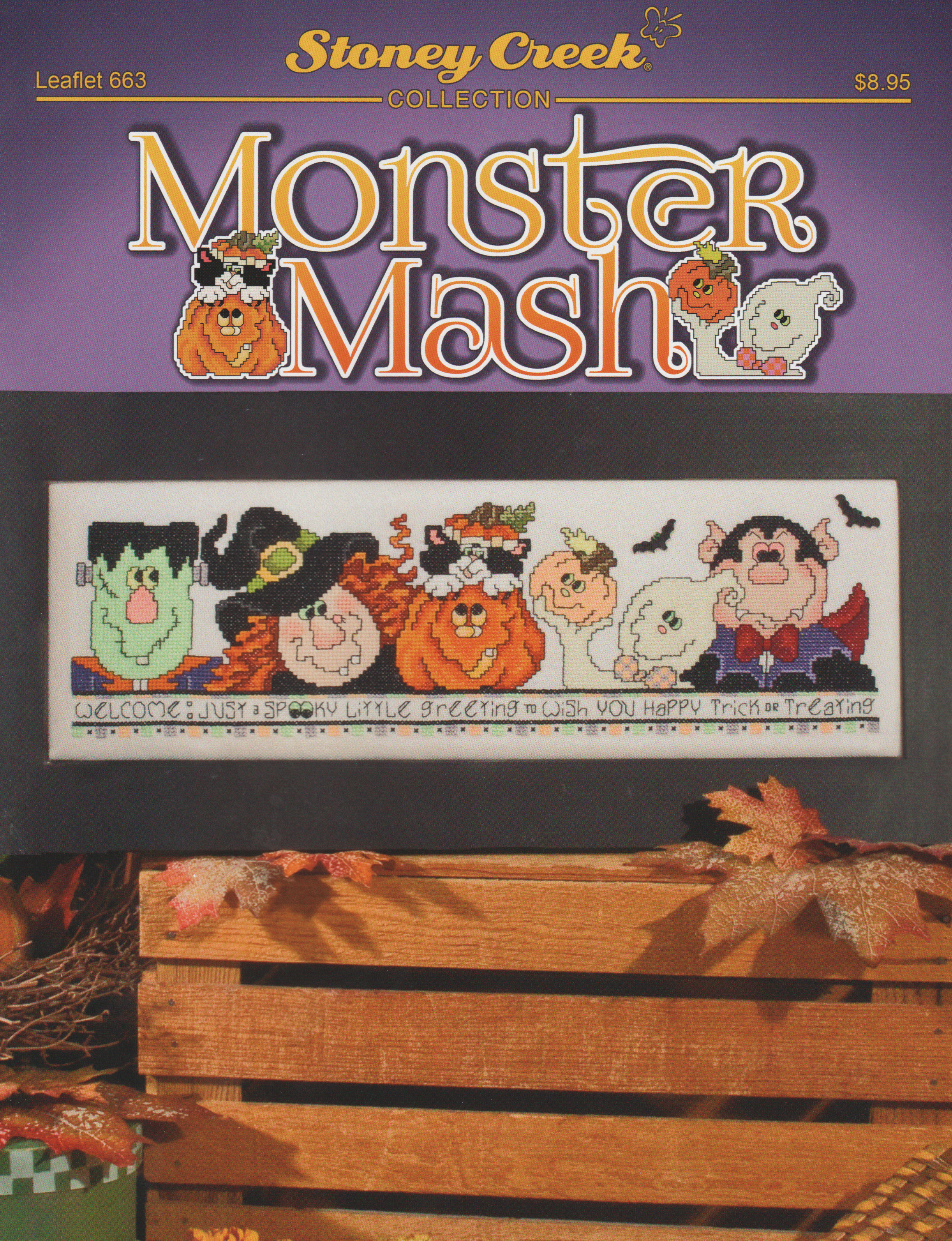 Monster Mash - Halloween Cross Stitch Pattern