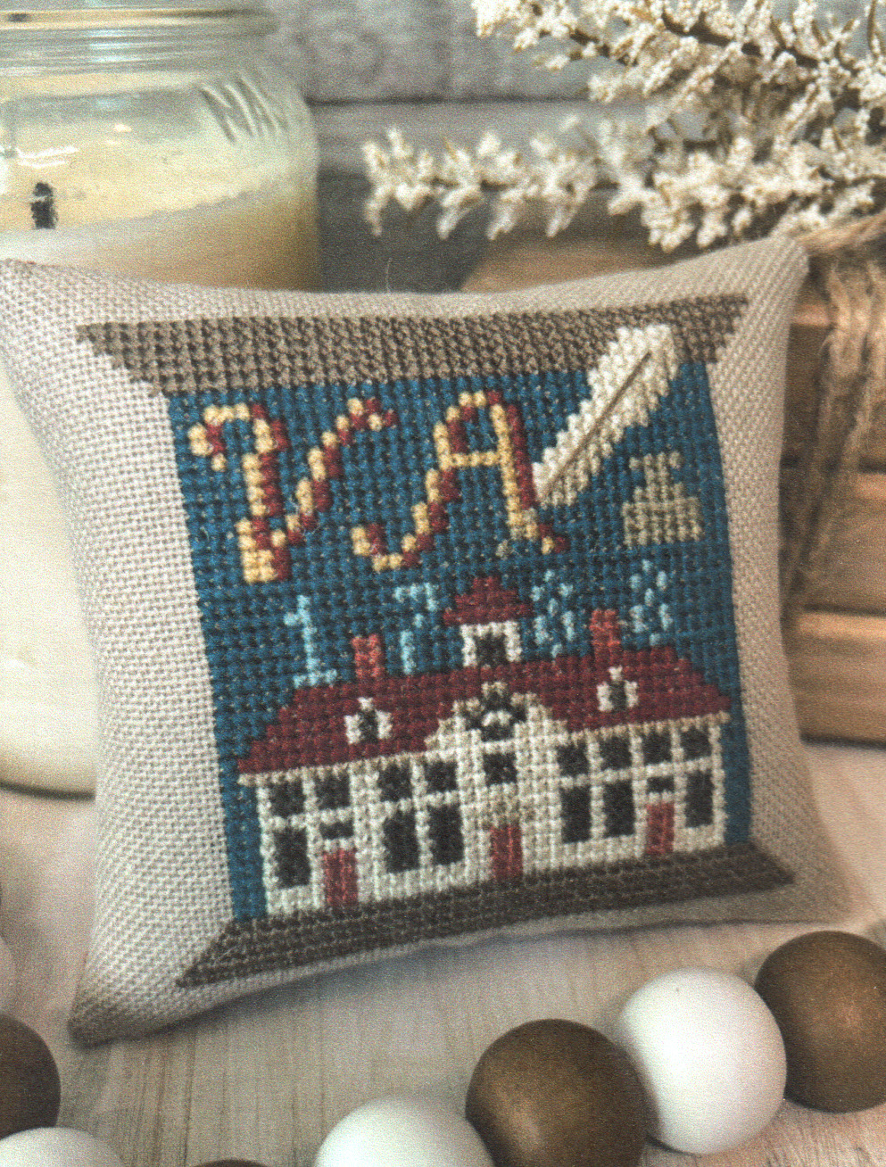 Virginia State Spool - Cross Stitch Pattern