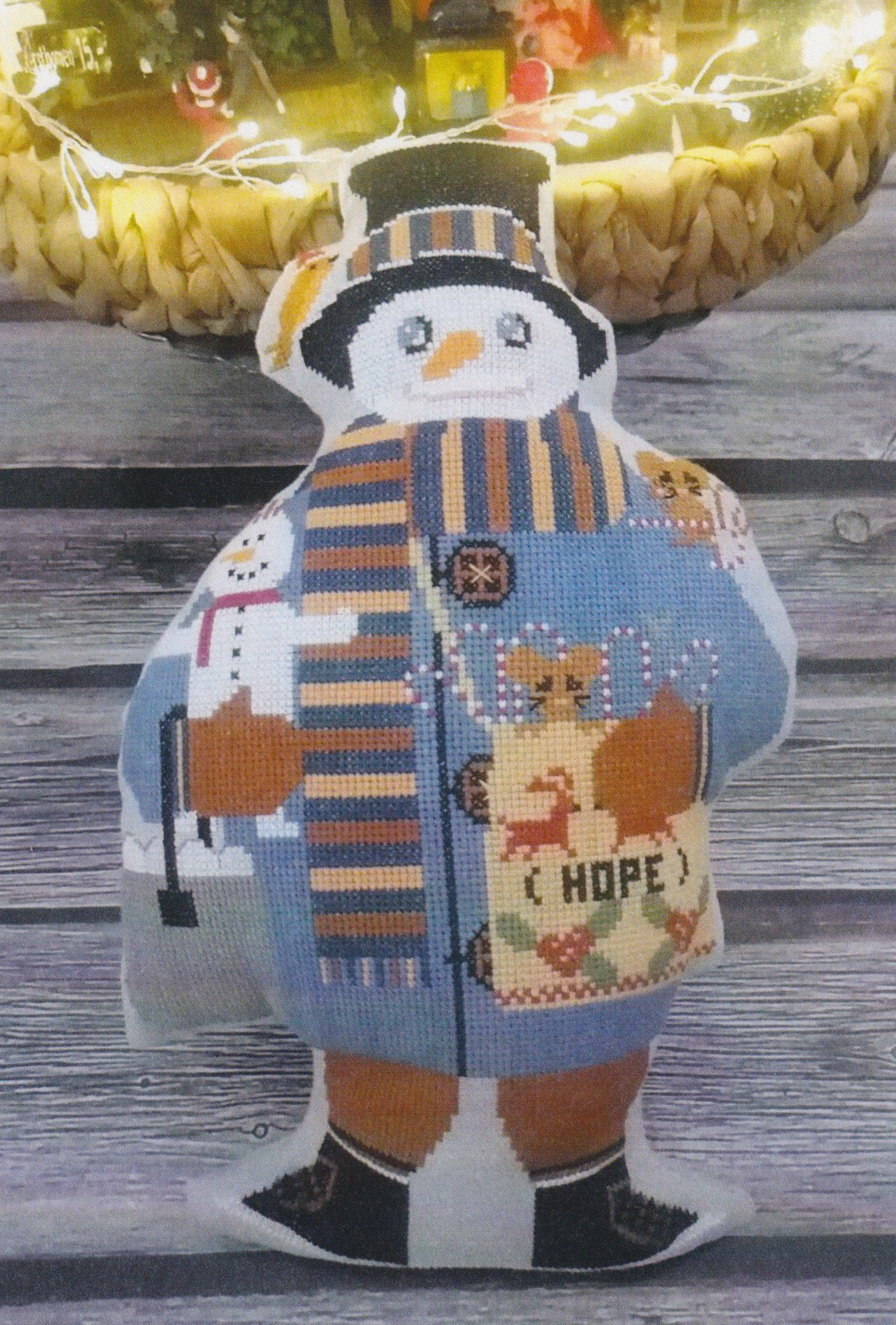 Twin Peak Snowman 2024 - Christmas Cross Stitch Pattern