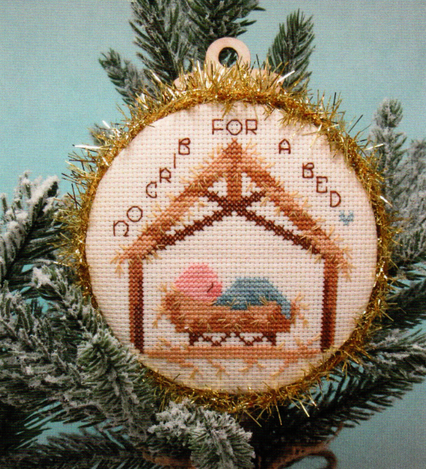 No Crib For A Bed - Christmas Cross Stitch Pattern