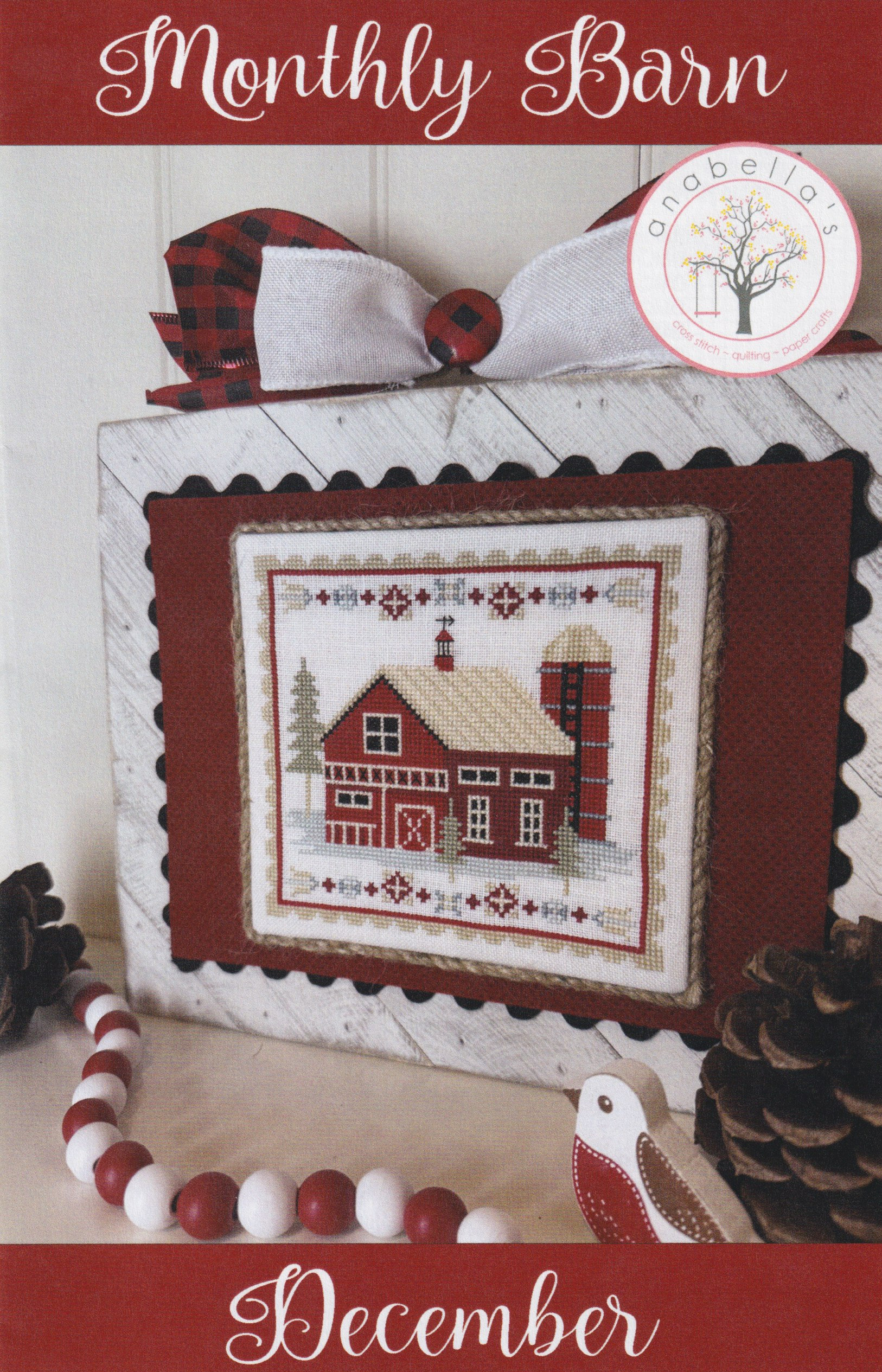 December Barn - Christmas Cross Stitch Pattern