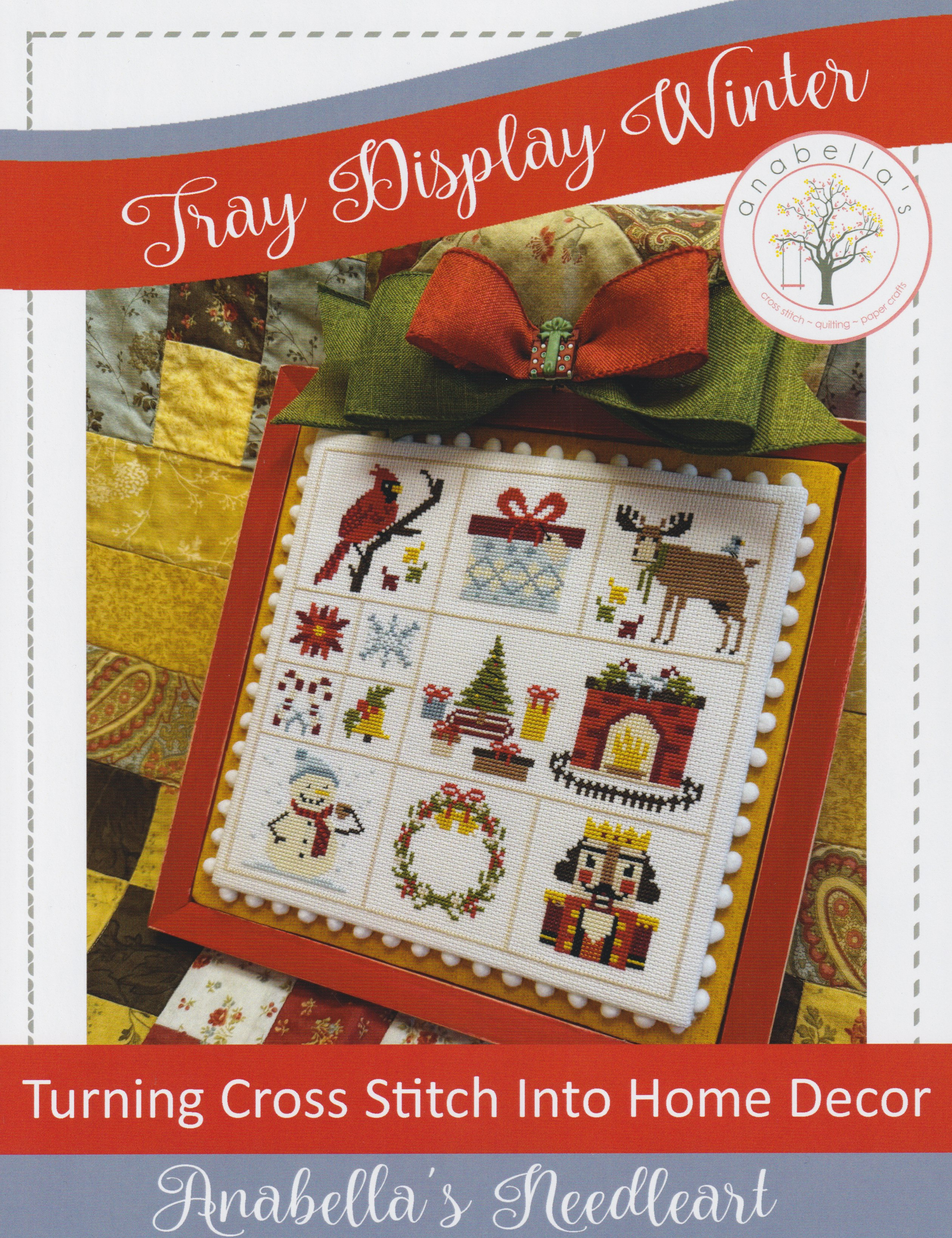 Tray Display Winter - Christmas Cross Stitch Pattern