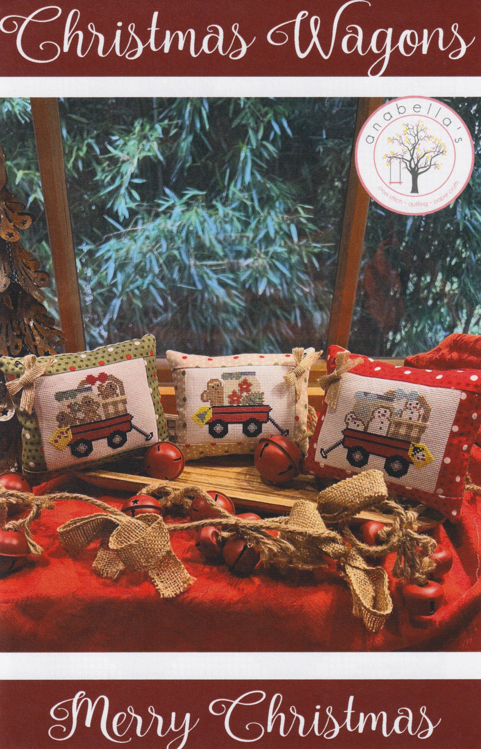 Christmas Wagons (Set Of 3) - Cross Stitch Pattern