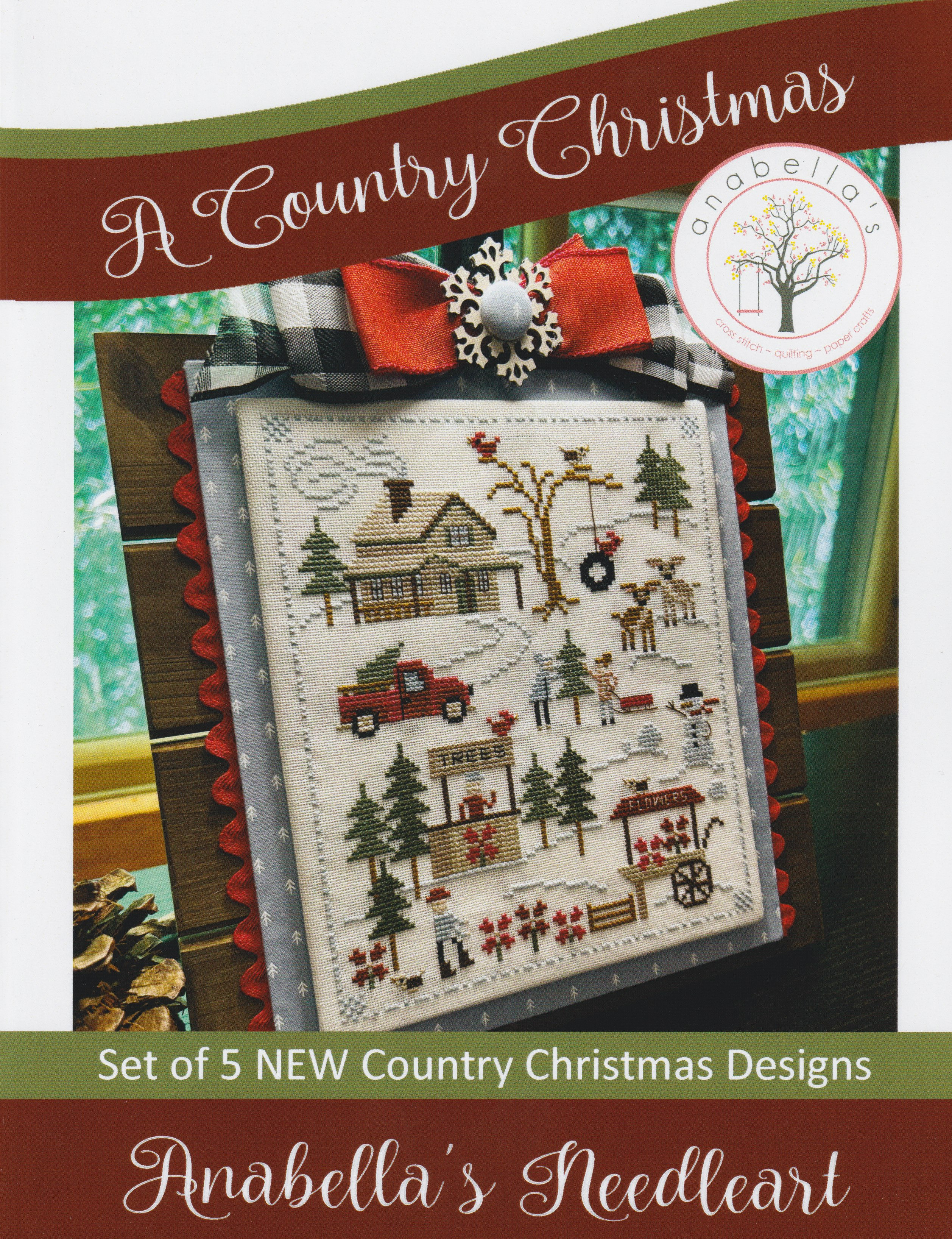 Country Christmas Booklet (SetOf 5) - Cross Stitch Pattern