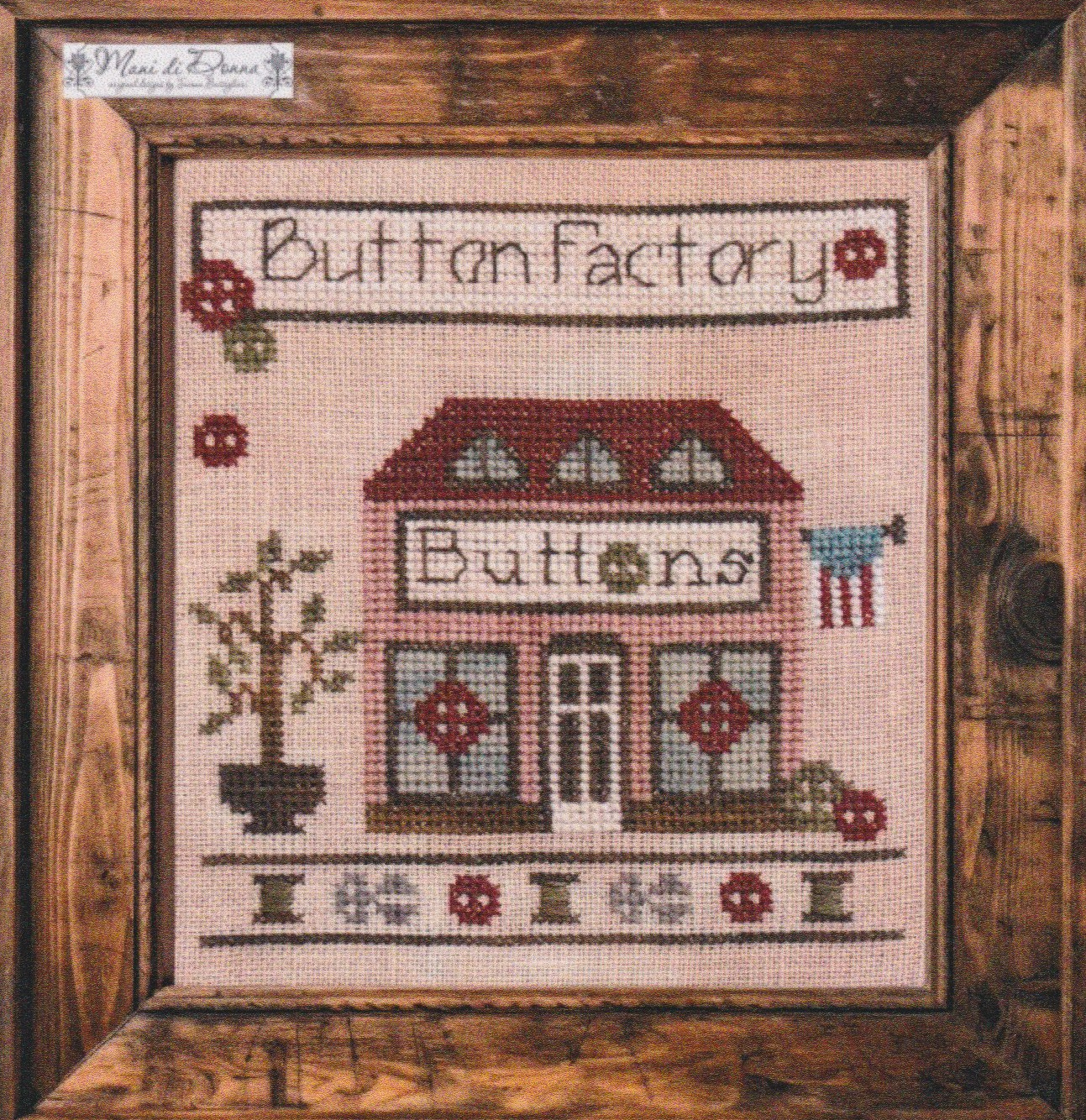 Button Factory - Cross Stitch Pattern