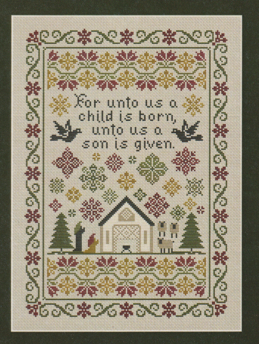 Christmas For Unto Us A Child Is Born - Cross Stitch Pattern