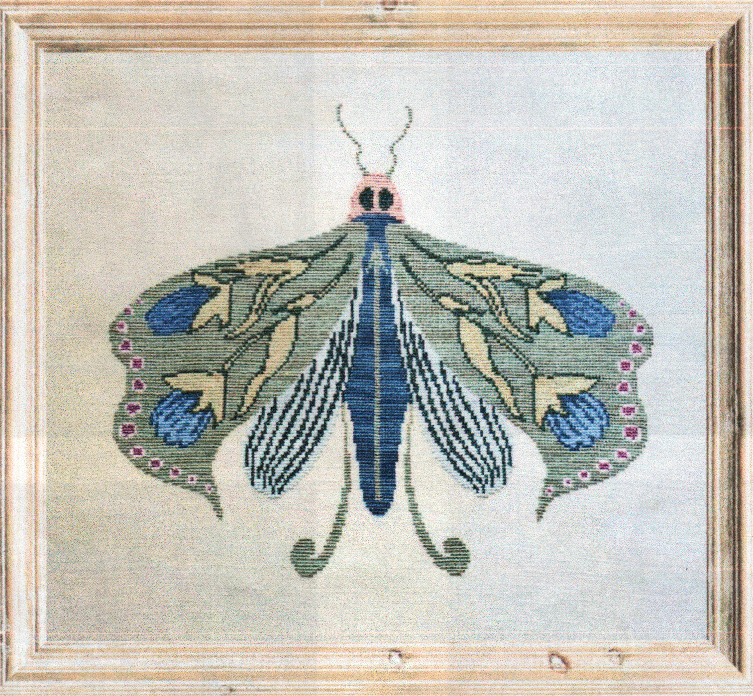 Flower Moth III - Cross Stitch Pattern 