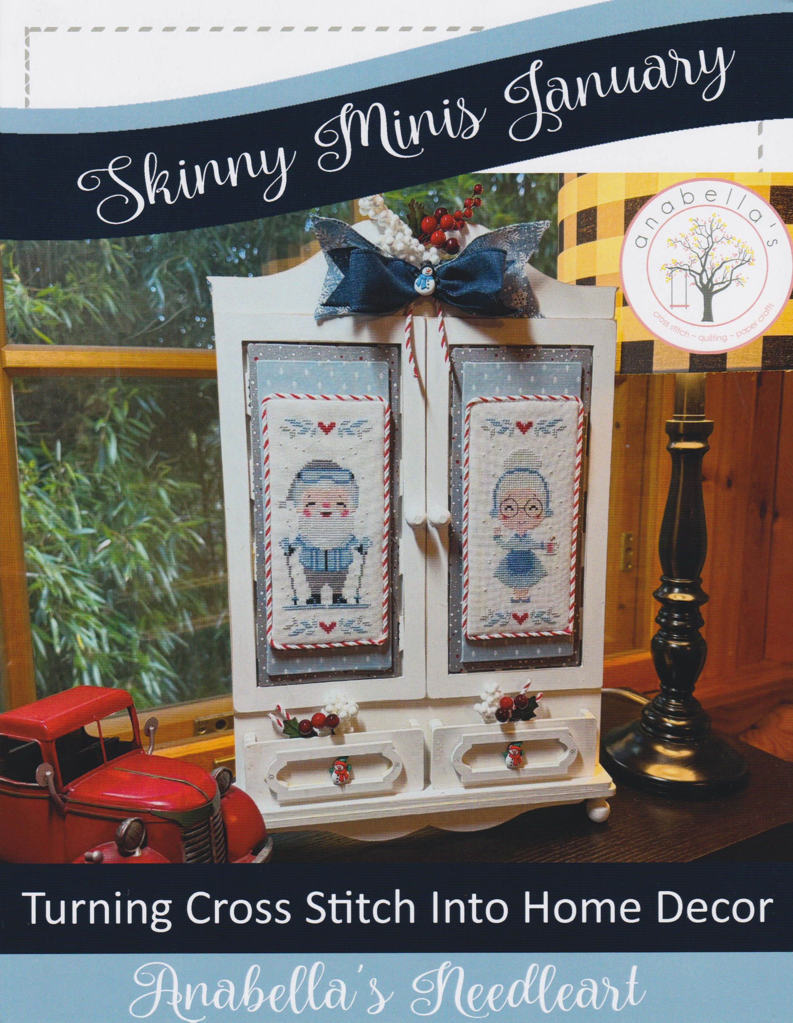 Skinny Minis January - Christmas Cross Stitch Pattern