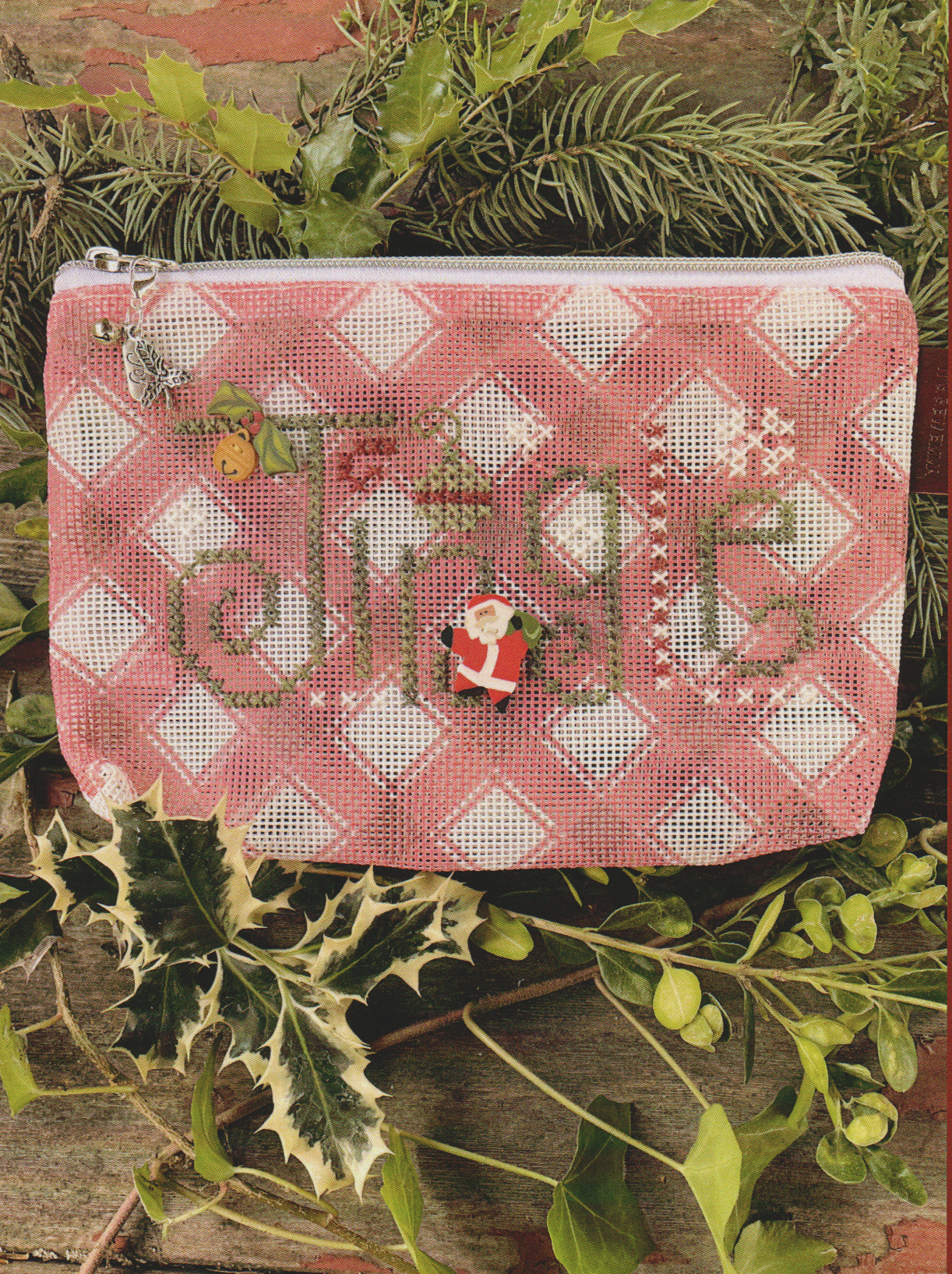 Jingle Mini Bag - Christmas Cross Stitch Pattern 