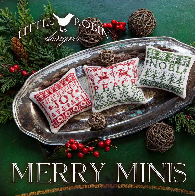 Merry Minis - Christmas Ornament Cross Stitch Pattern