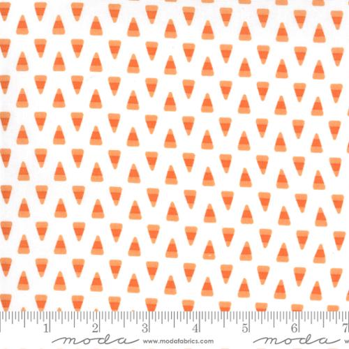 Midnight Magic 2 Ghost - Candy Corn Halloween - Quilt Fabric