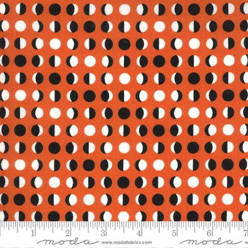 Midnight Magic 2 Pumpkin - Moon Halloween - Quilt Fabric