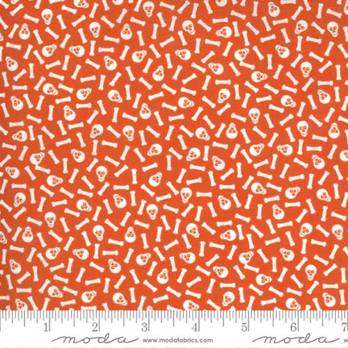 Midnight Magic 2 Pumpkin - Mr. Bones - Quilt Fabric