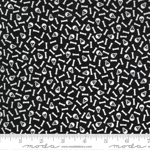 Midnight Magic 2 Midnight - Mr. Bones - Quilt Fabric