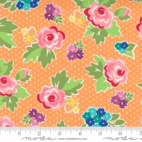 Love Lily Orange Blossom - Rosey Modern - Quilt Fabric