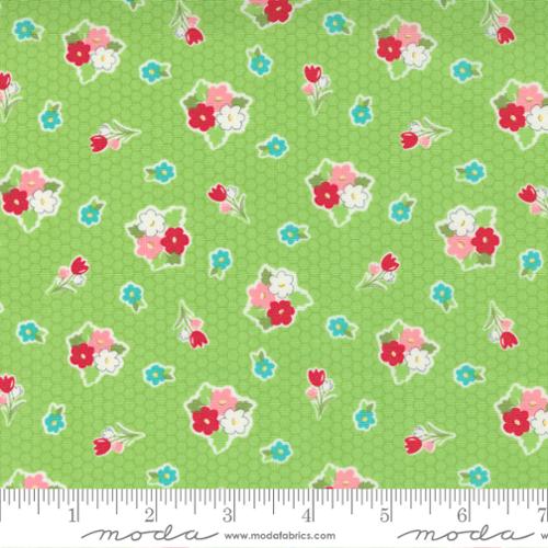 Love Lily Kiwi - Flora Clusters Bouquet - Quilt Fabric