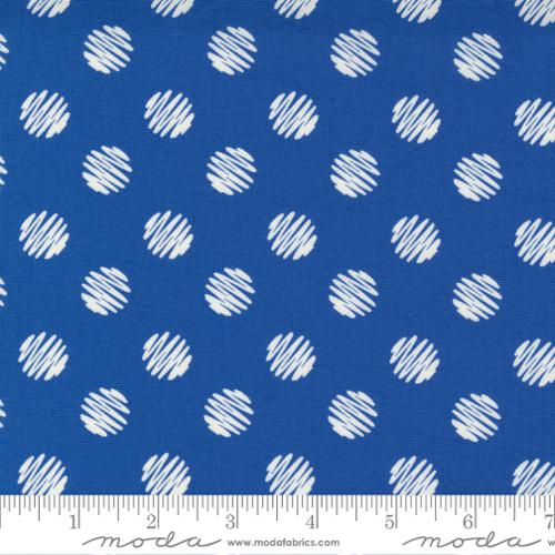 Love Lily Blueberry - Scribble Dot - Quilt Fabric