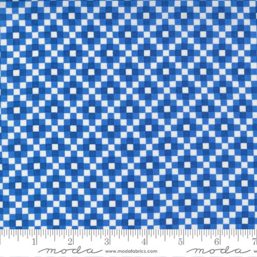 Love Lily Blueberry - Rising Sun Check - Quilt Fabric