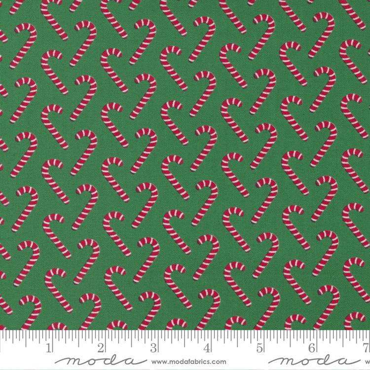 Candy Cane Lane Evergreen - Candy Cane Blender - Fabric