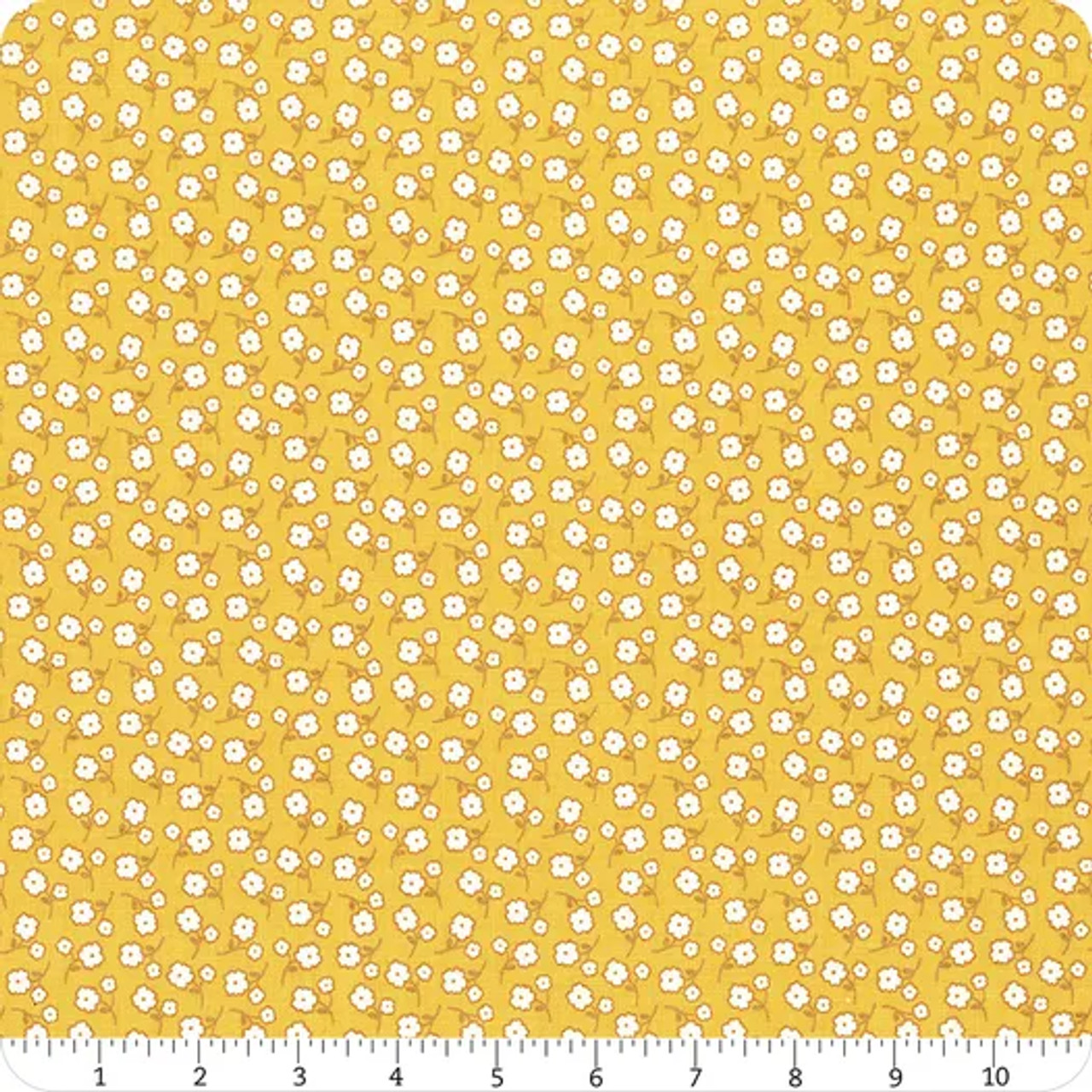 Zinnia Saffron - Quilt Fabric