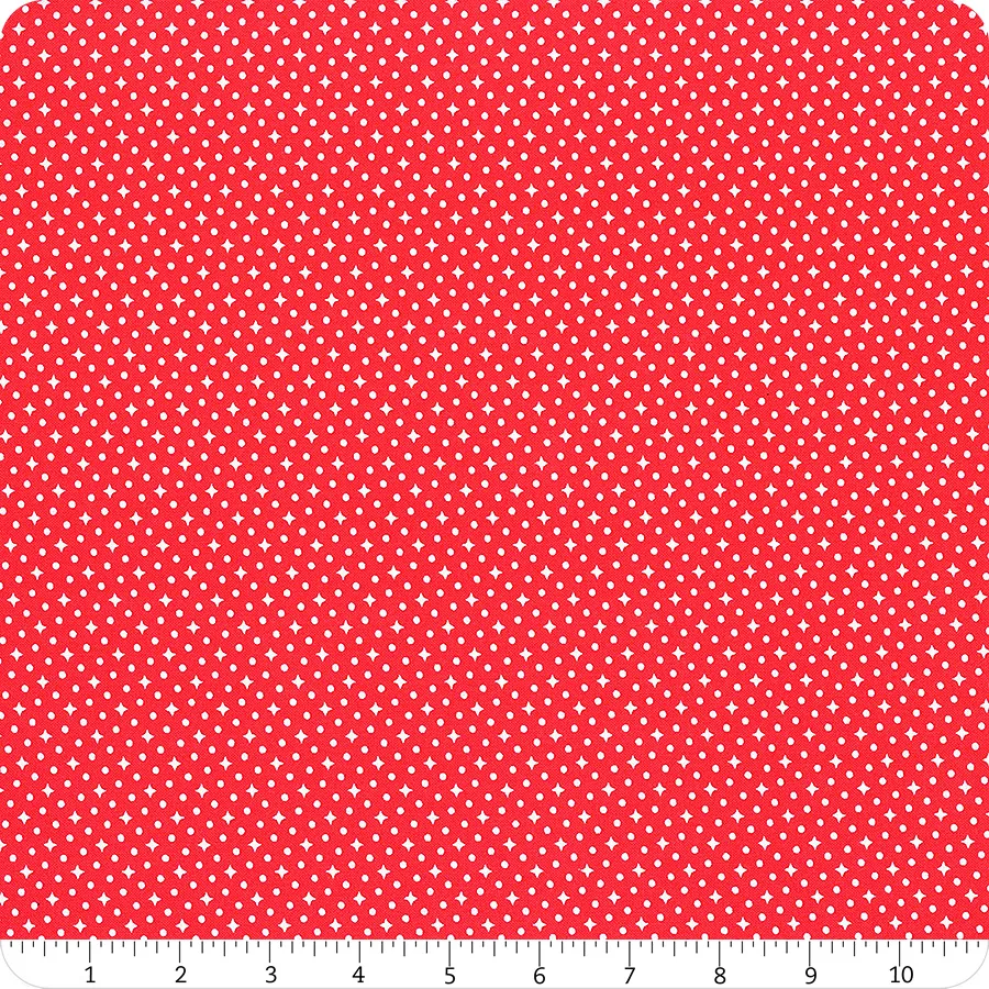 Zinnia Ruby - Pollen - Quilt Fabric