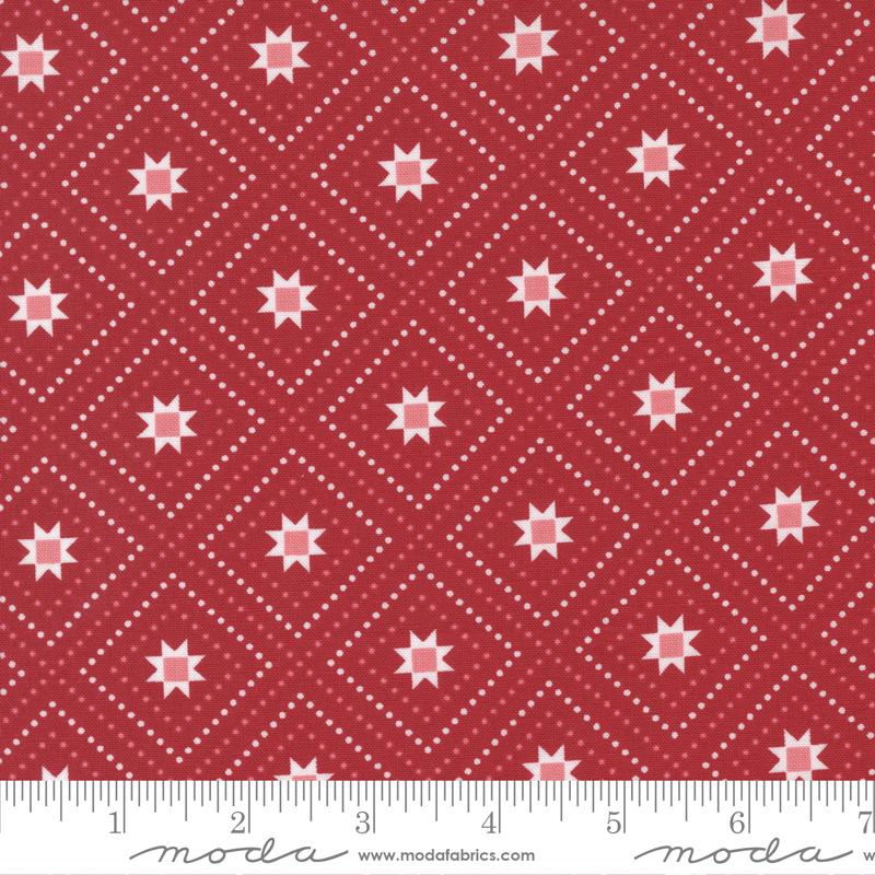 XOXO Geometric - Cozy Lipstick - Quilt Fabric