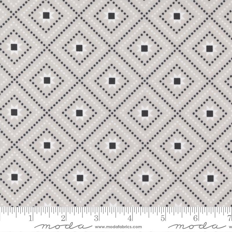 XOXO Geometric - Cozy Platinum - Quilt Fabric