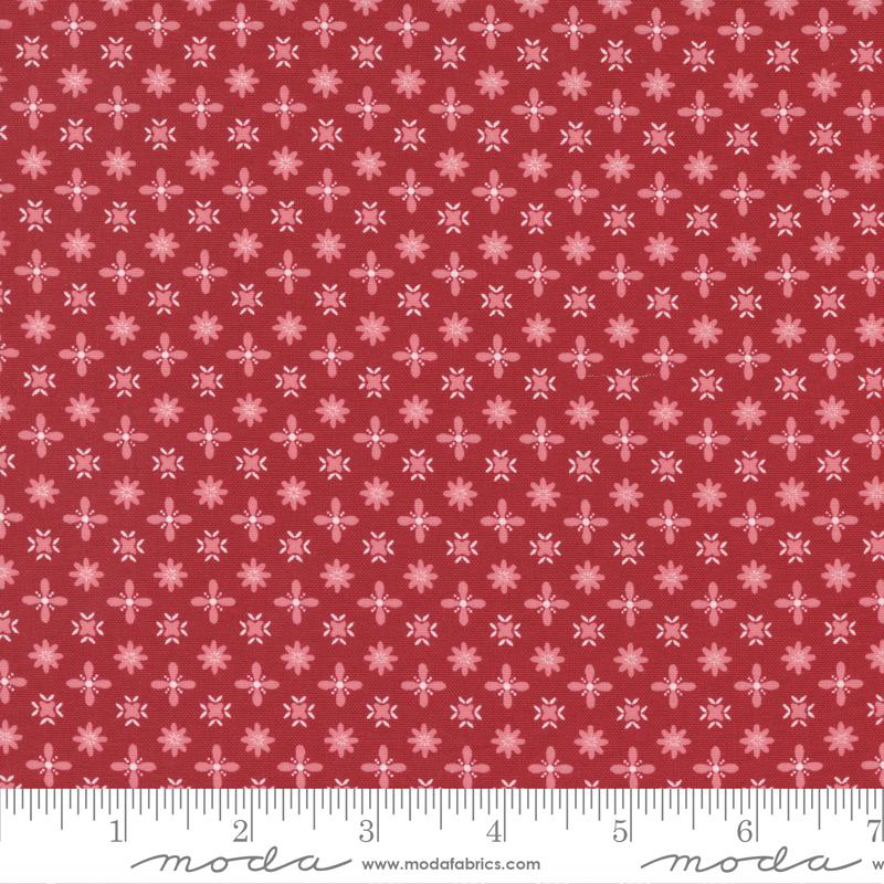 XOXO Flutter - Lipstick - Quilt Fabric