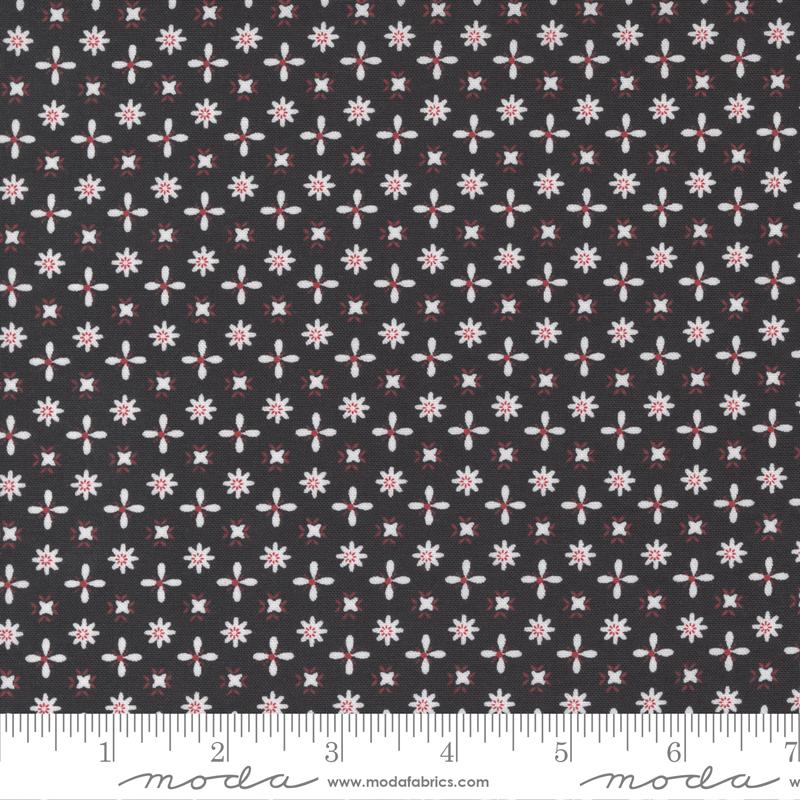 XOXO Flutter - Ink - Quilt Fabric