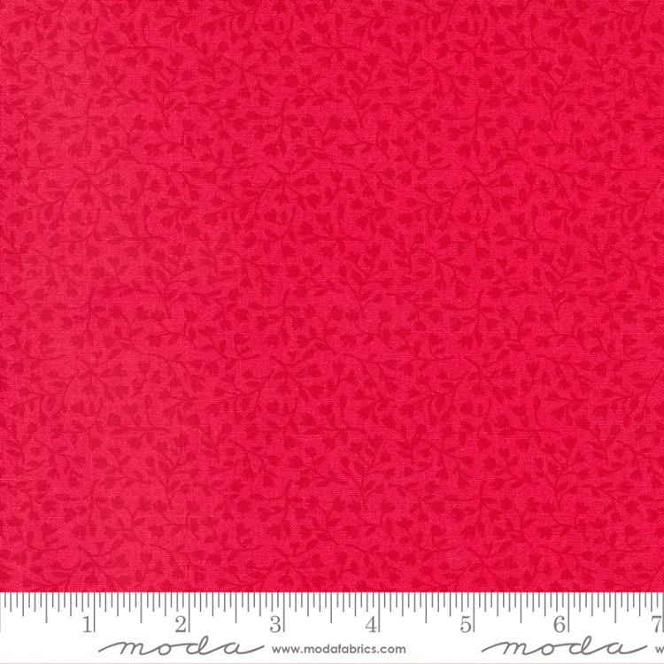 Berry Basket Cranberry - Vines Blenders - Quilt Fabric