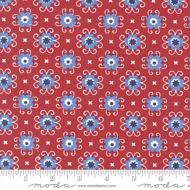 Star Spangled Bandana - Rocket - Quilt Fabric