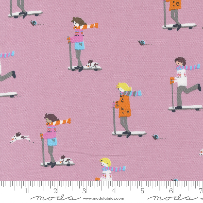 Pips Scoot Foxglove - Quilt Fabric