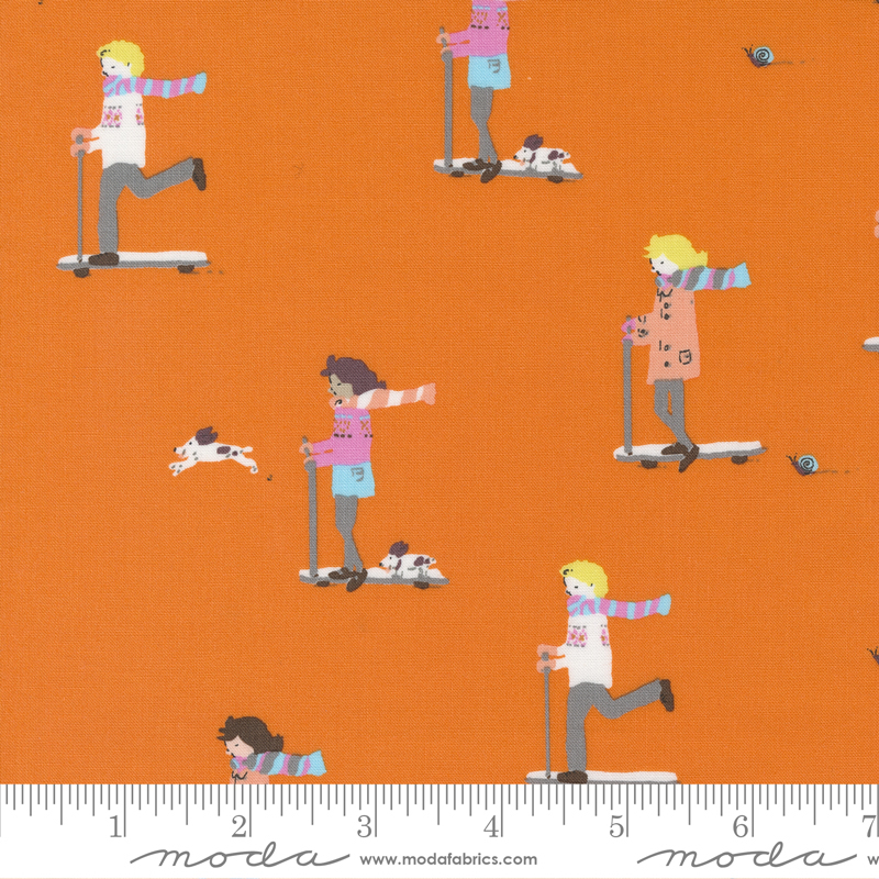 Pips Scoot Orangeade - Quilt Fabric