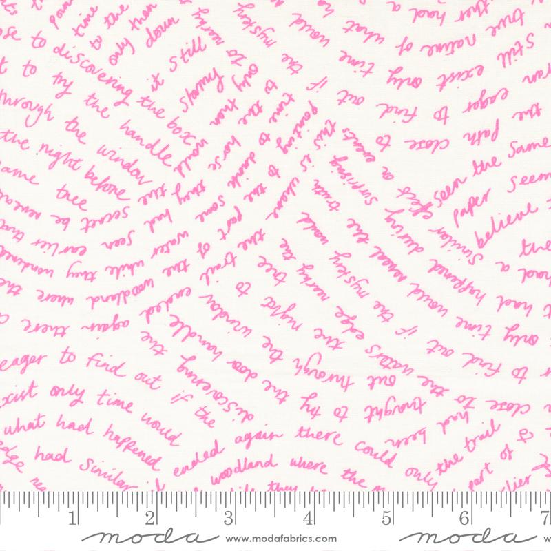 Marigold Tales Daisy - Text and Words - Quilt Fabric