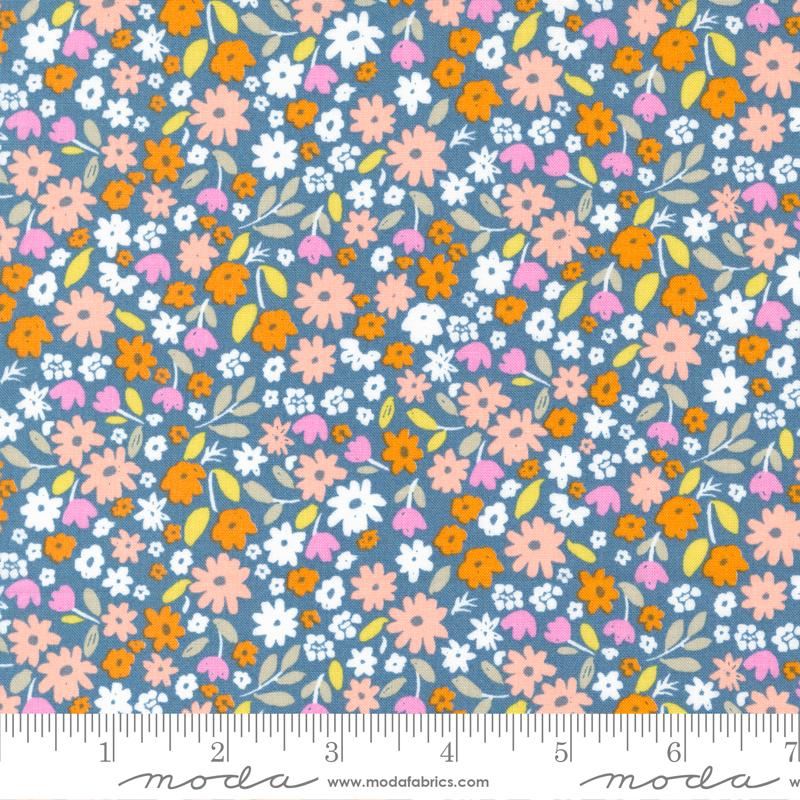 Marigold Summer Cornflower - Small Floral - Quilt Fabric