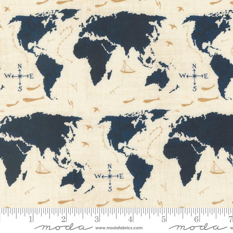 Longshore Seafarers Way Flag - Quilt Fabric