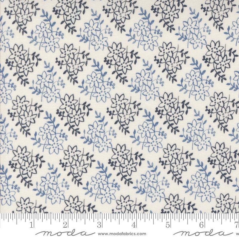 Larking Fran Porcelain - Quilt Fabric
