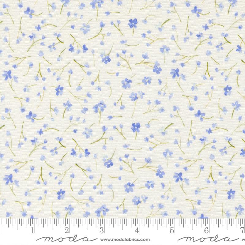 Sweet Cecily Floral Hyacinth - Quilt Fabric